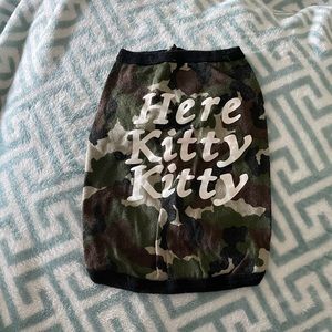 Camouflage dog shirt